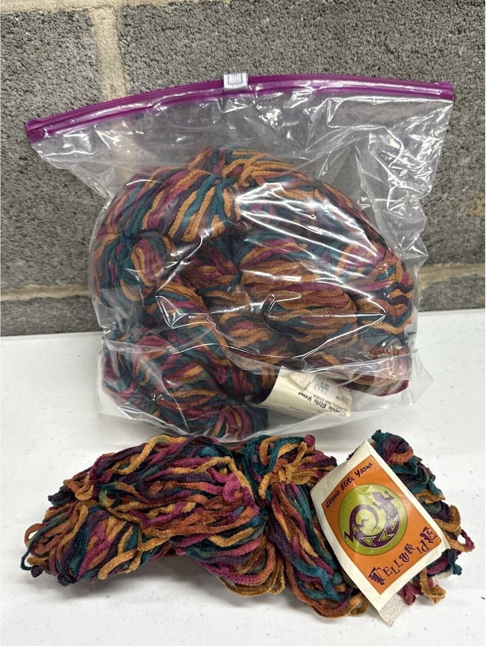 Classic Elite Yarns ‘Telluride’ Cotton Chenille Color 7843 6 Skein Lot